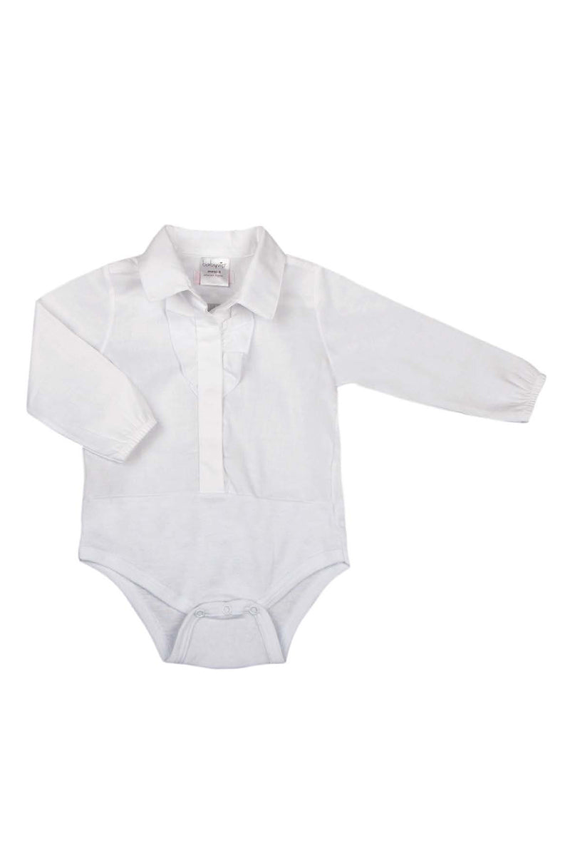 Body neonata manica lunga modello camicia – Premamy