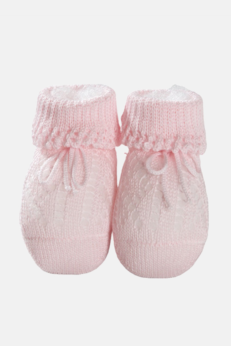 Scarpina neonato in cotone mercerizzato