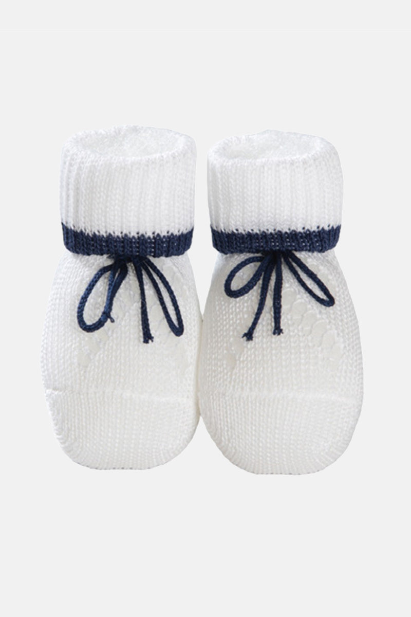 Scarpina neonato in cotone mercerizzato