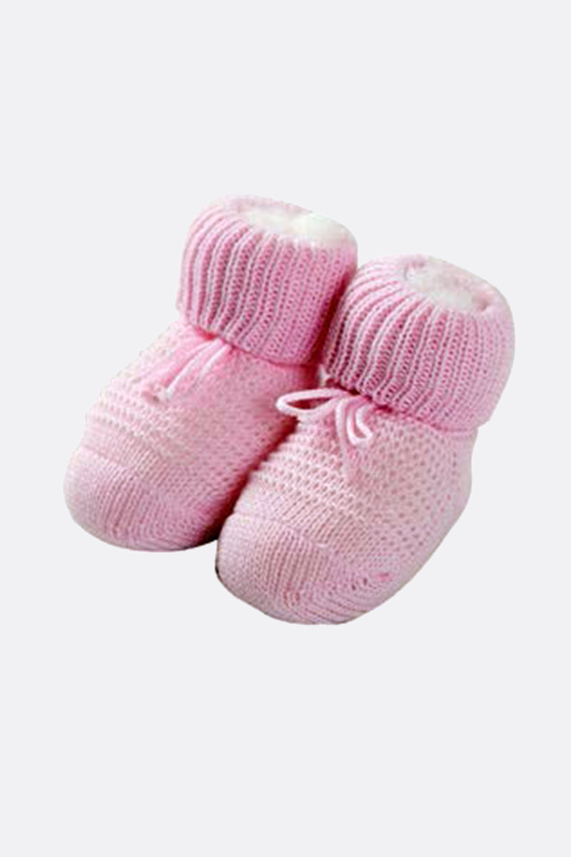 Scarpina neonato in cotone con mercerizzato