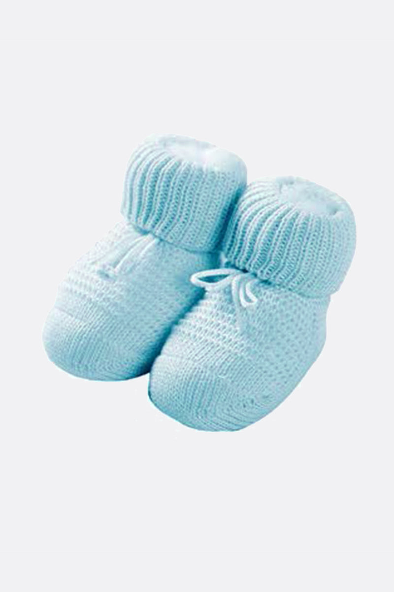 Scarpina neonato in cotone con mercerizzato