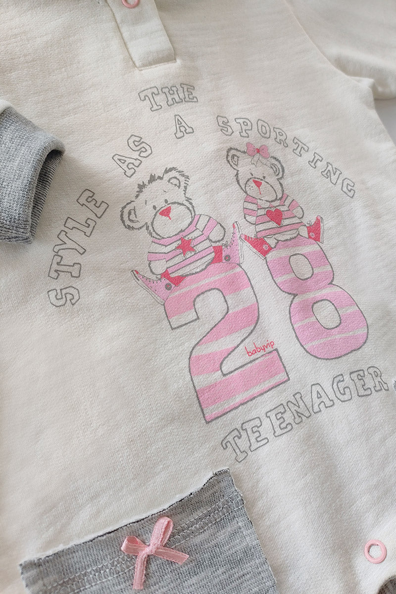 Tutone in caldo cotone con stampa