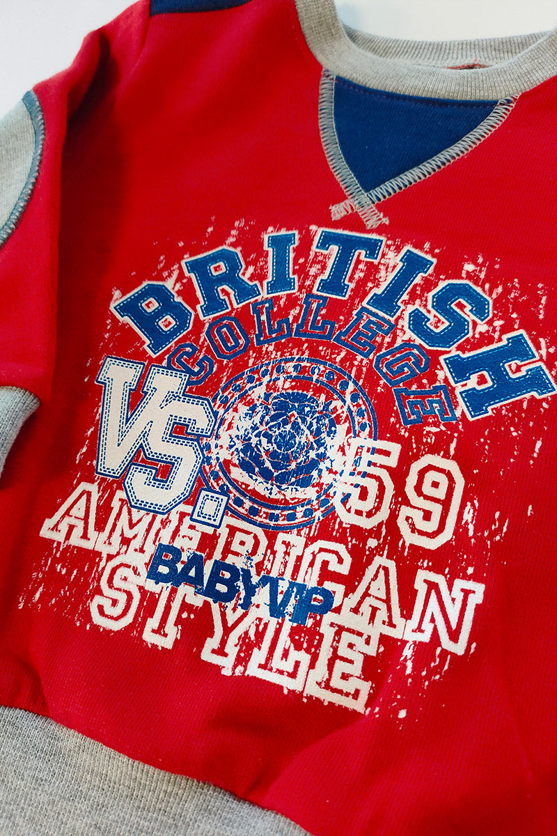 Felpa bimbo con stampa