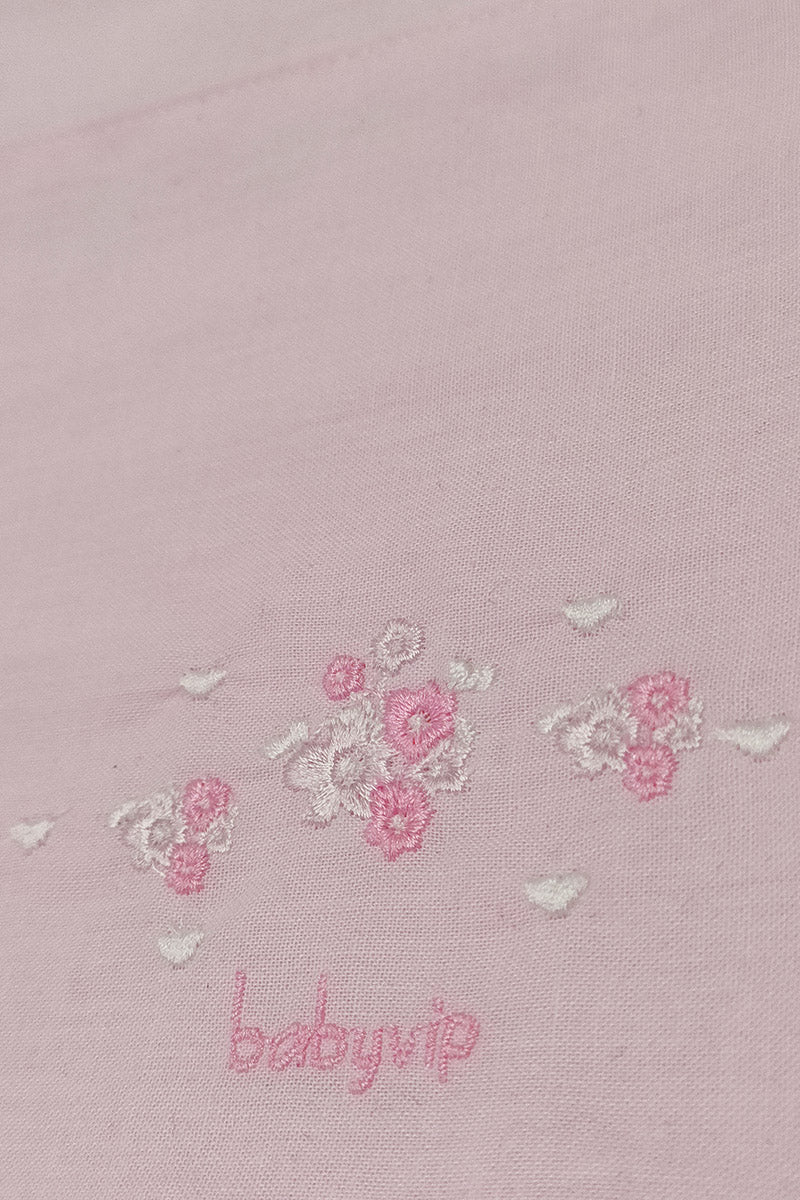 Set lenzuola 3 pezzi per carrozzina e culletta con ricamo