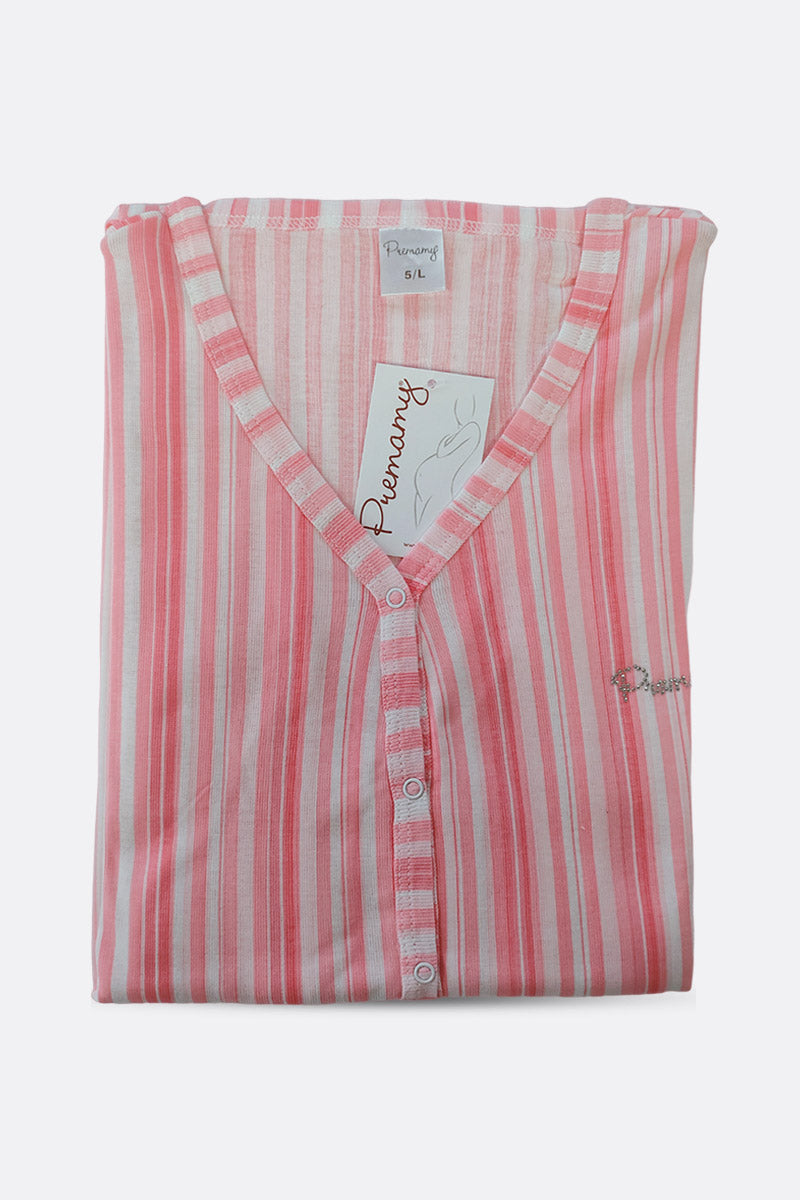 Camicia da notte premaman modello serafino manica lunga