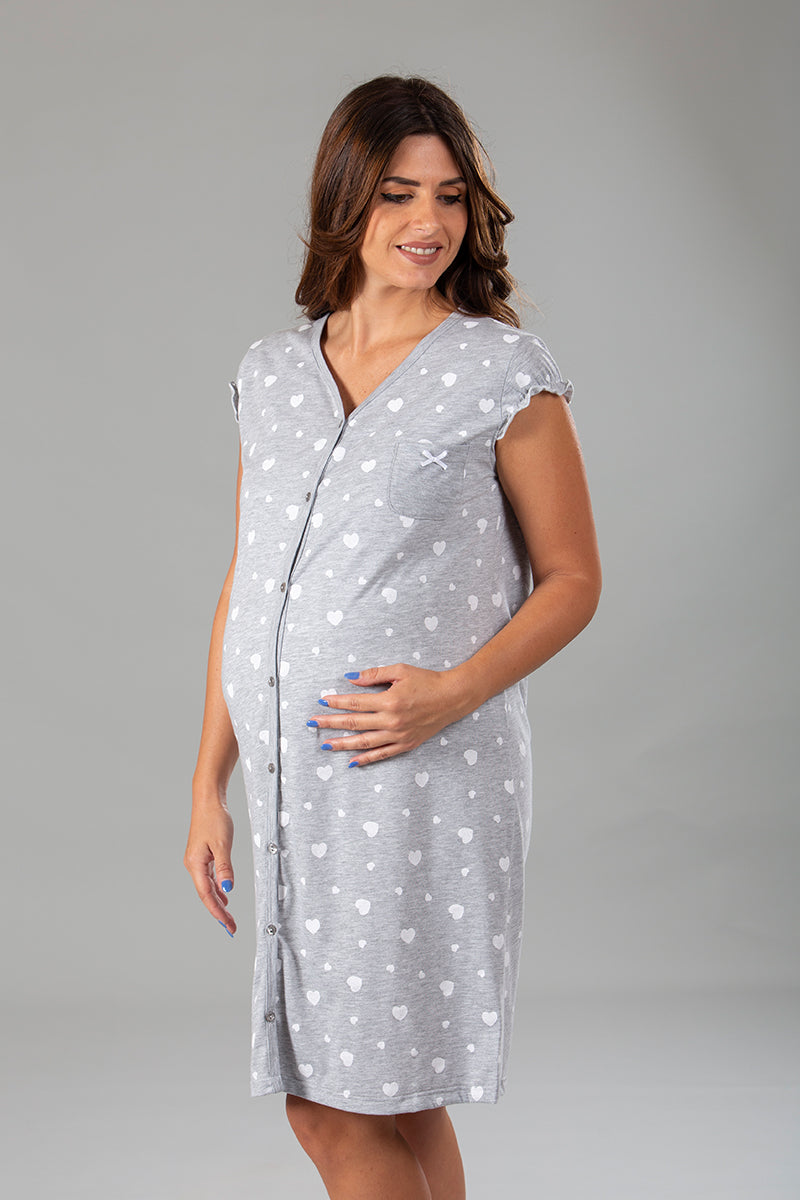 Premamy Camicia Vestaglia E Camicia Da Notte Parto Camicia Clinica