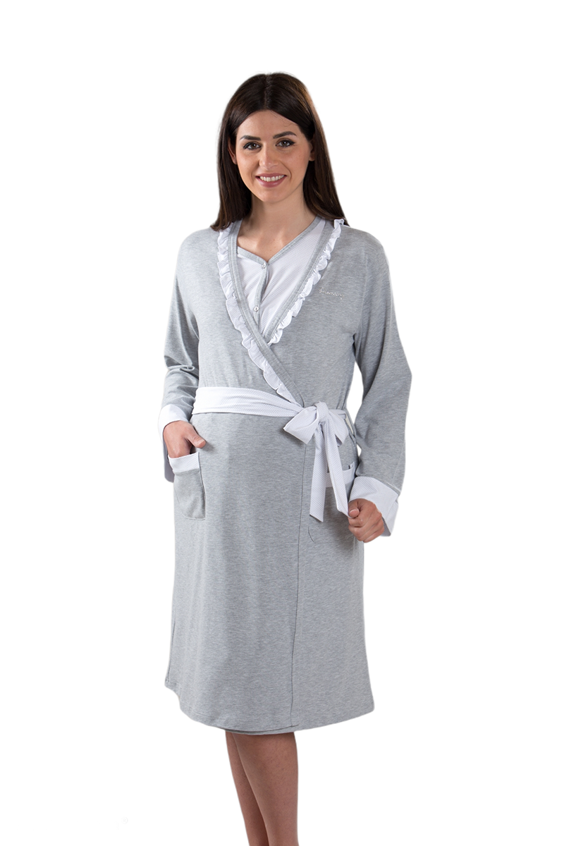 Vestaglia da notte a manica lunga