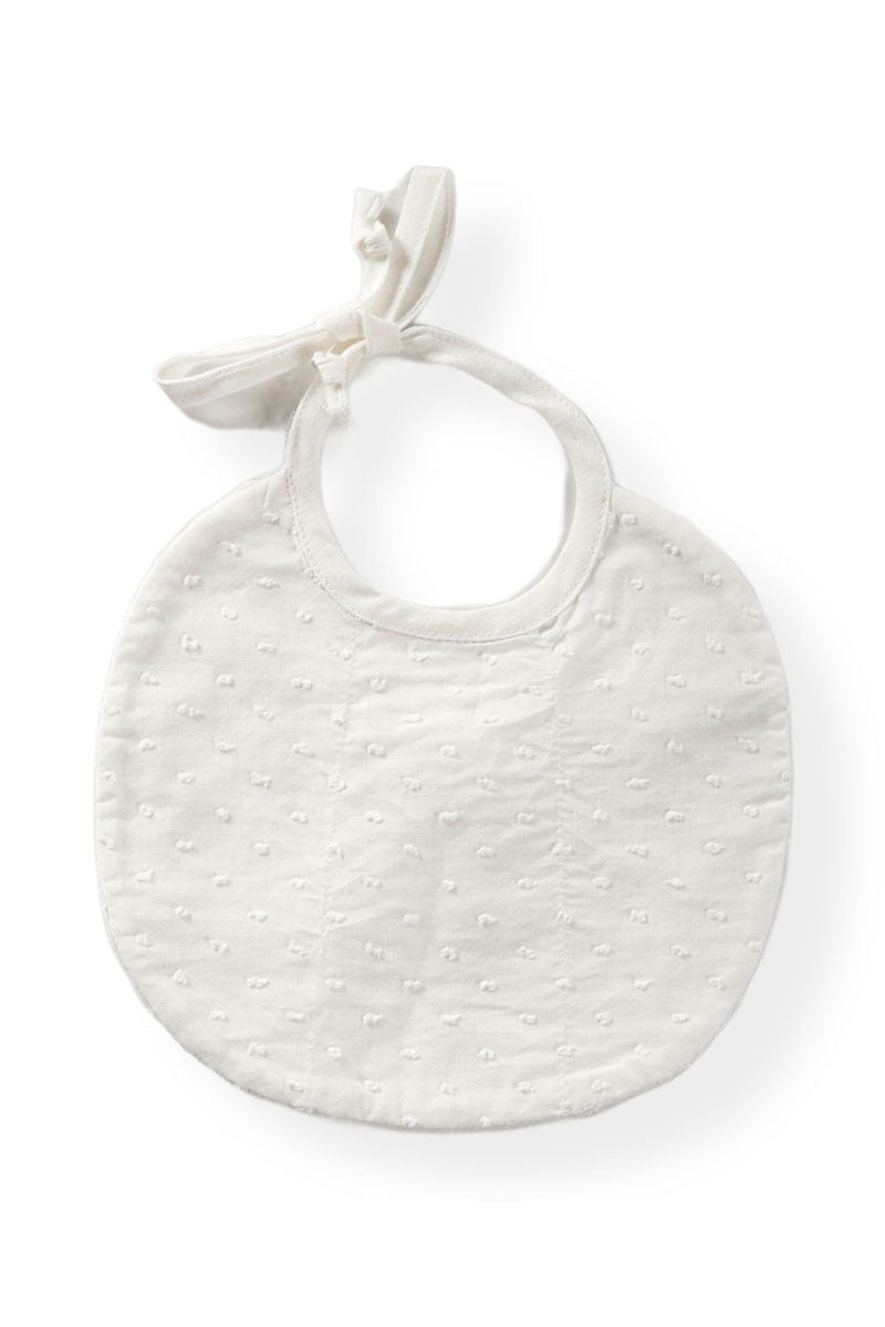 Bavetta in tela di cotone plumetis