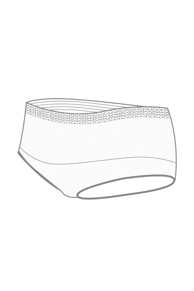 Mutanda pre e post-parto a rete elastica monouso - 6 pz