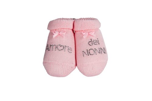 Scarpina neonato in 100% cotone con strass amore dei nonni – Premamy