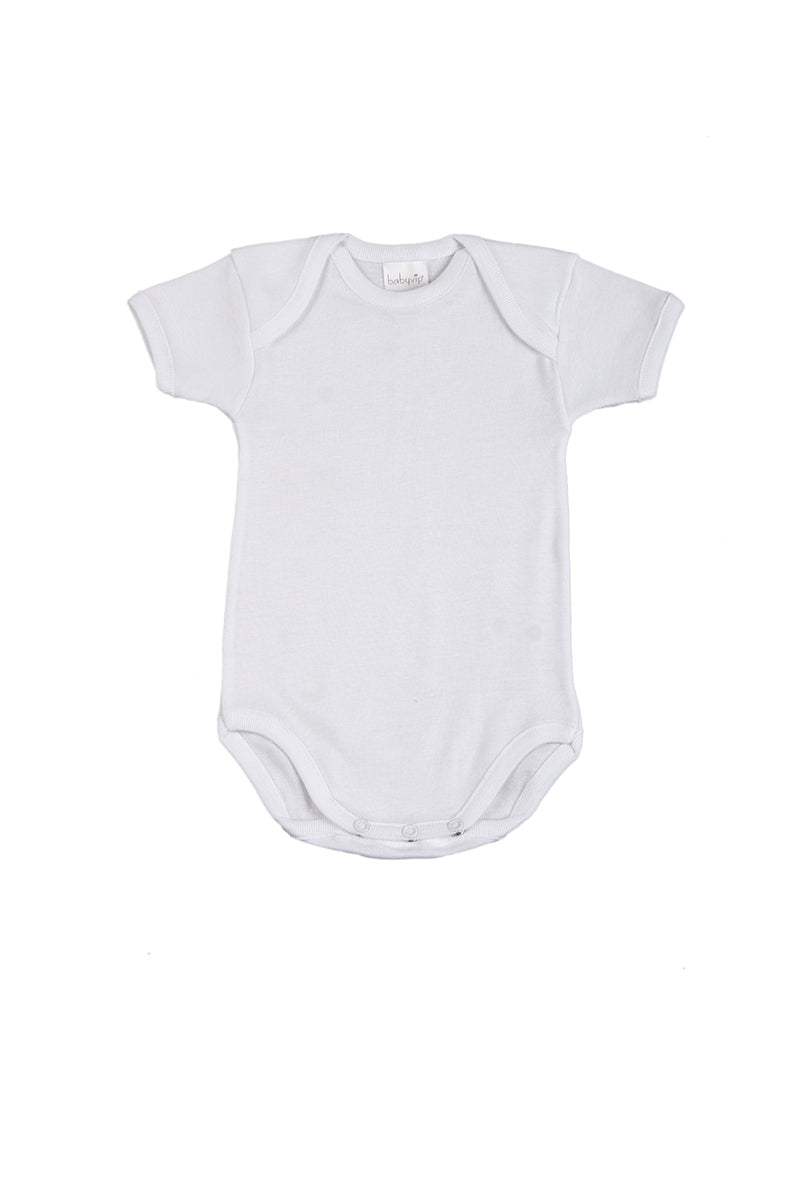 2 Body mezza manica scollo americano in cotone