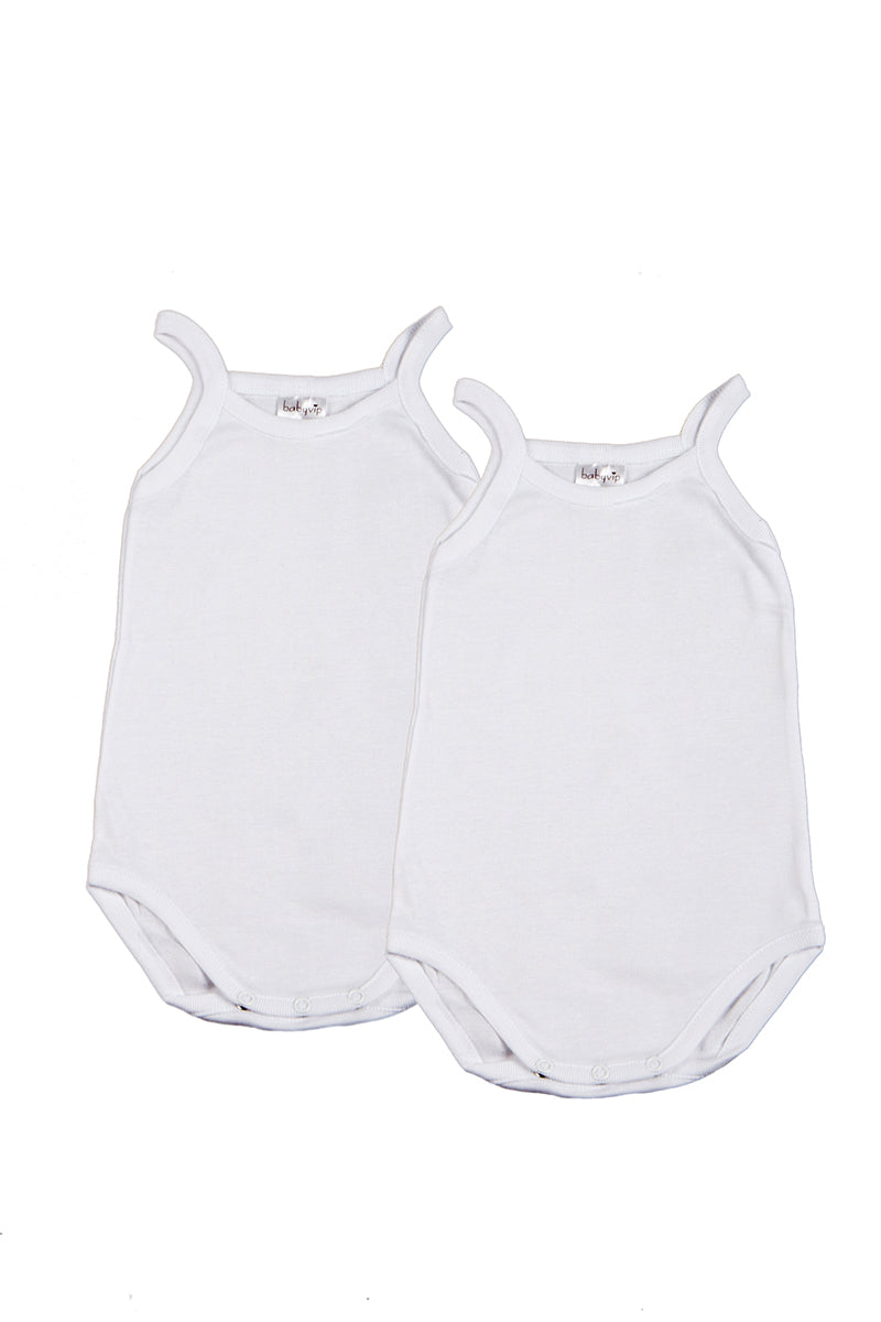 2 Body spalla stretta in cotone