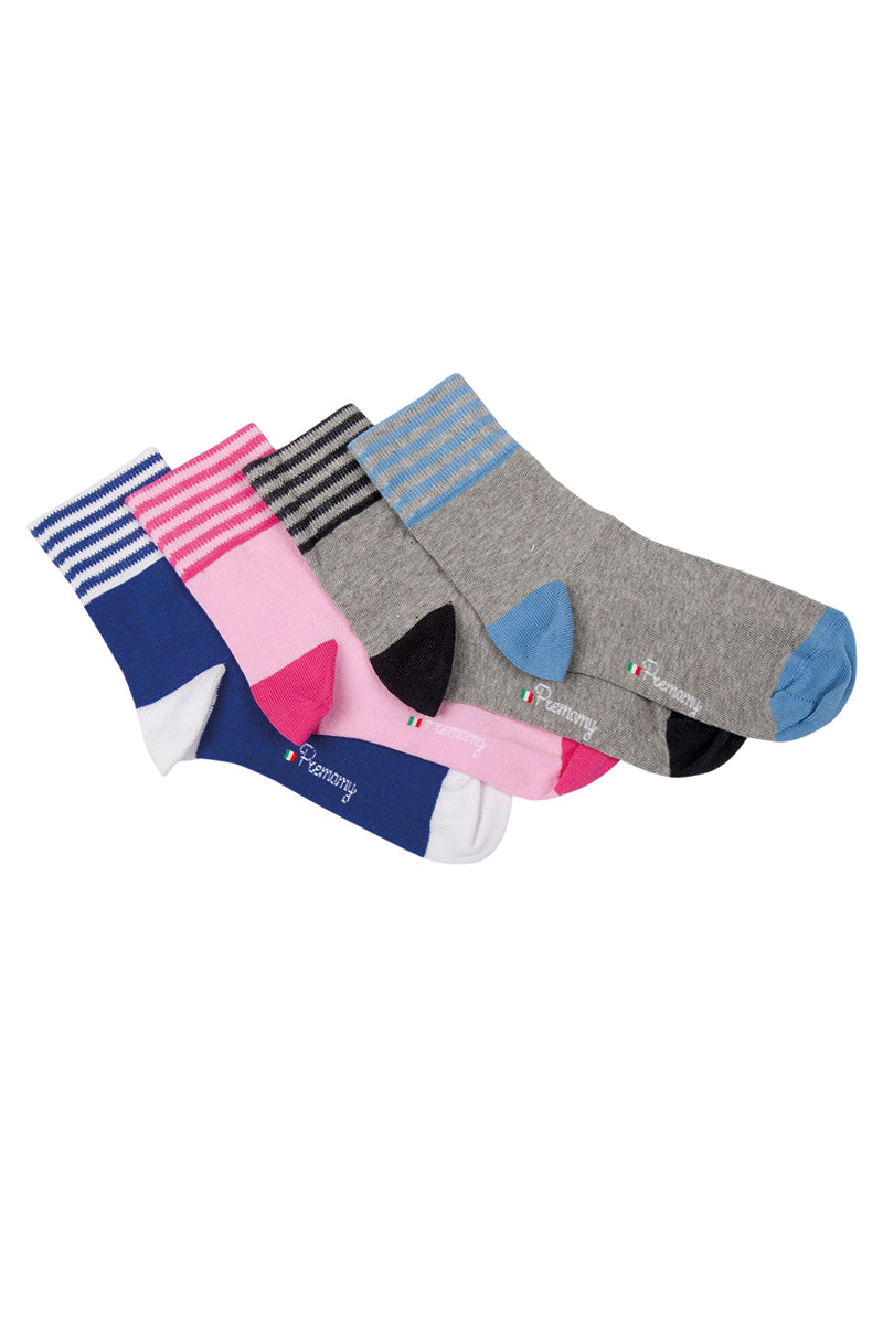 8 paia calzino donna fantasia