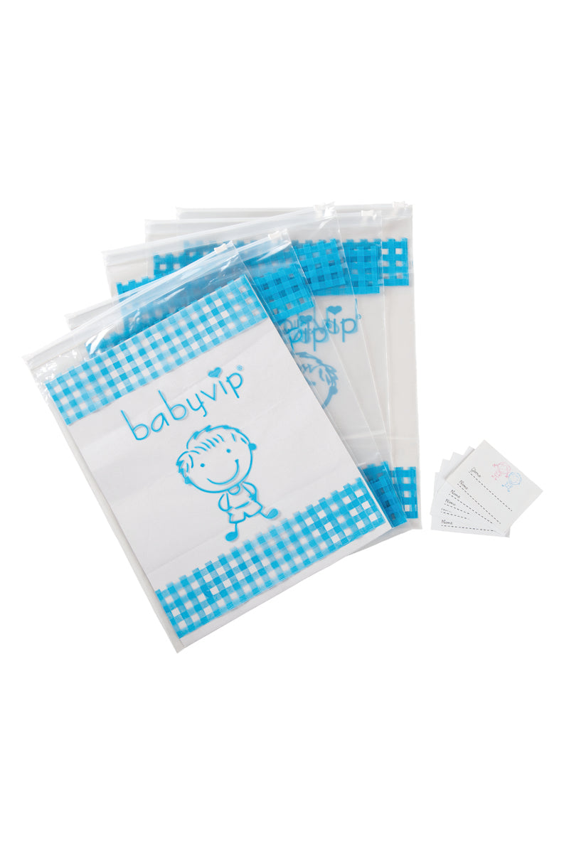 Sacchetti trasparenti con chiusura ermetica per corredino mis. 35x50 cm