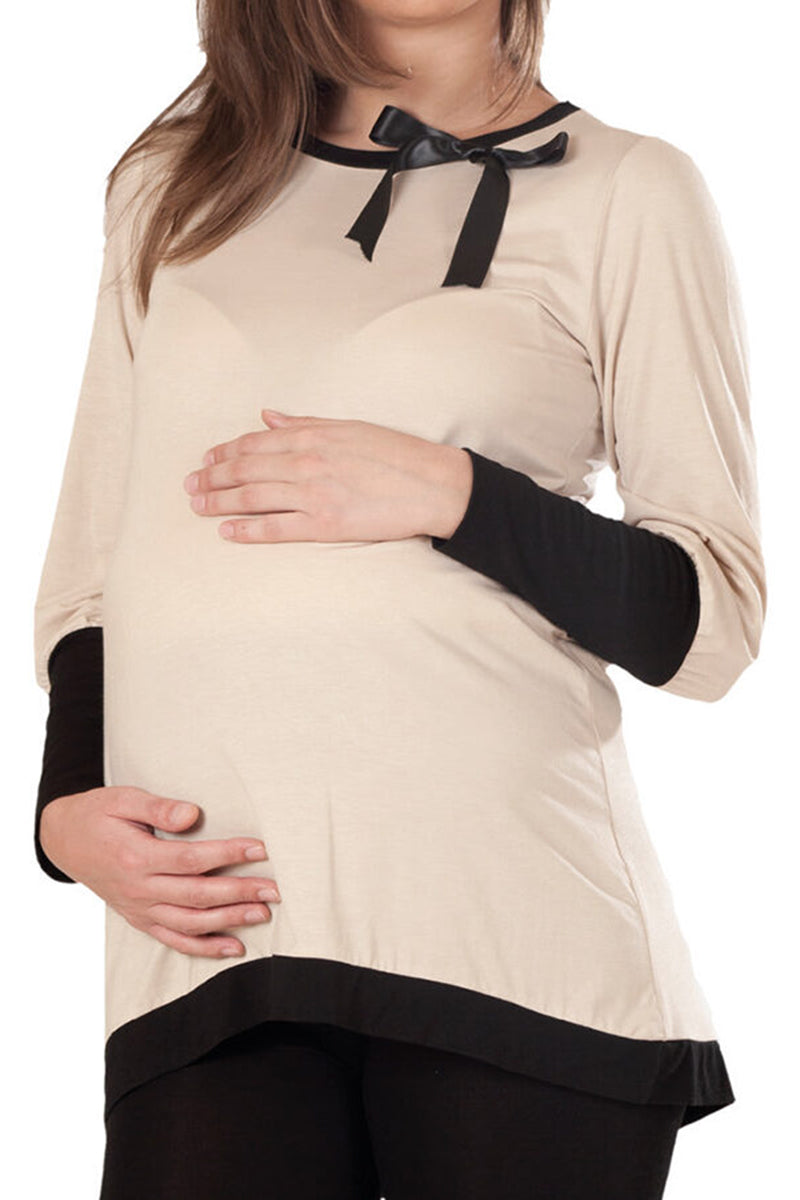 Maxi Maglia manica lunga con fiocco