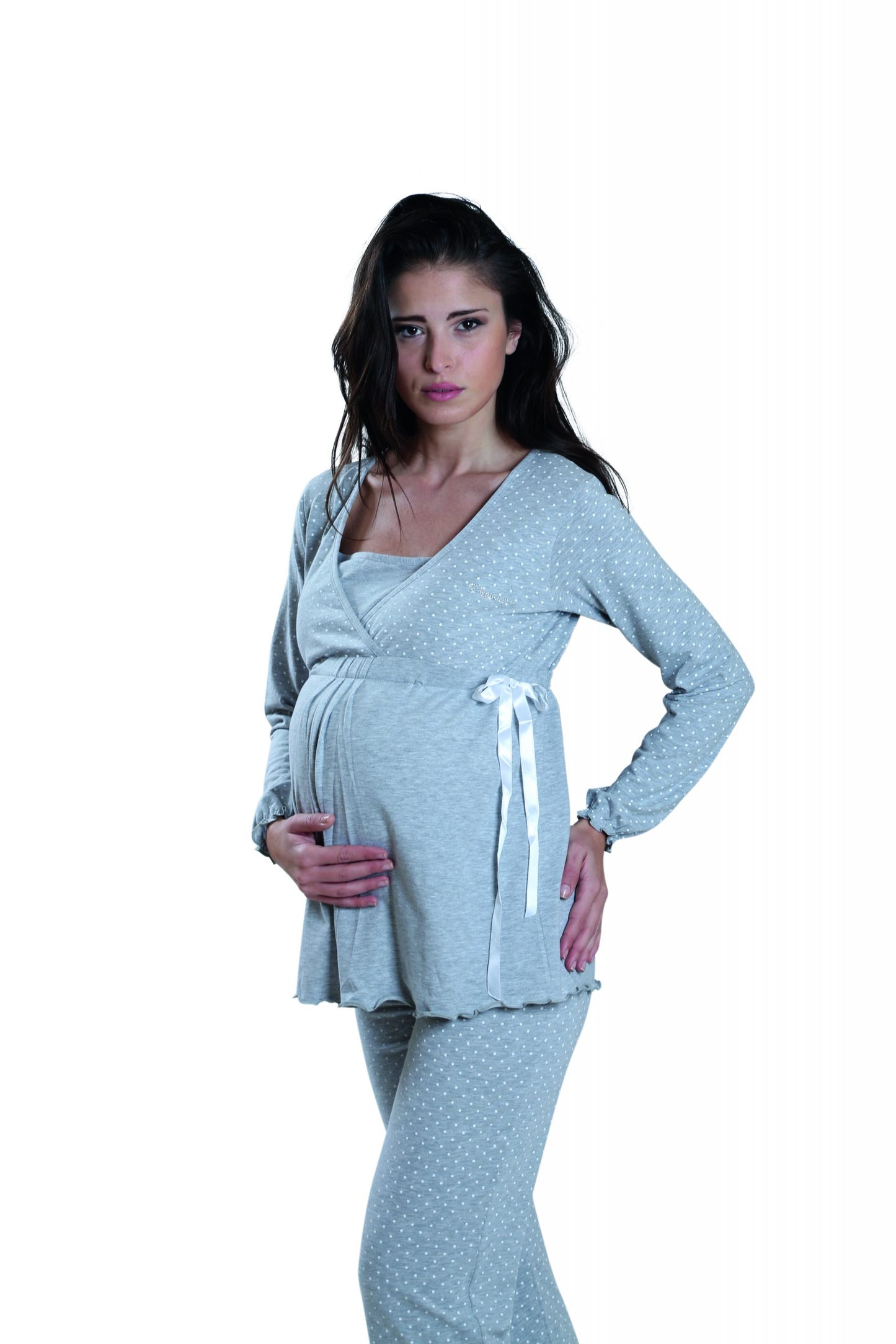 Pigiama pre-post parto manica lunga