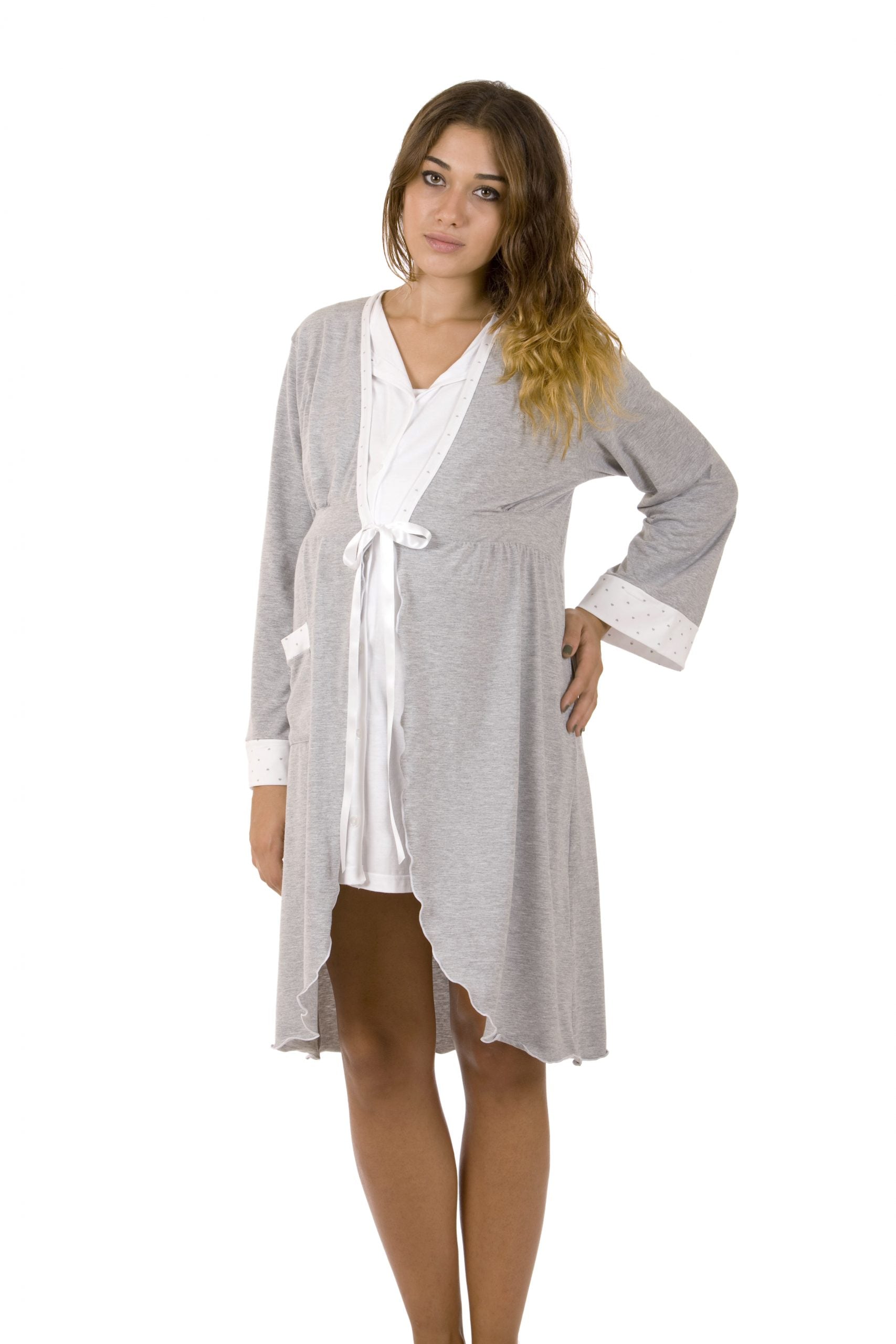 Vestaglia da notte manica lunga - Main Image