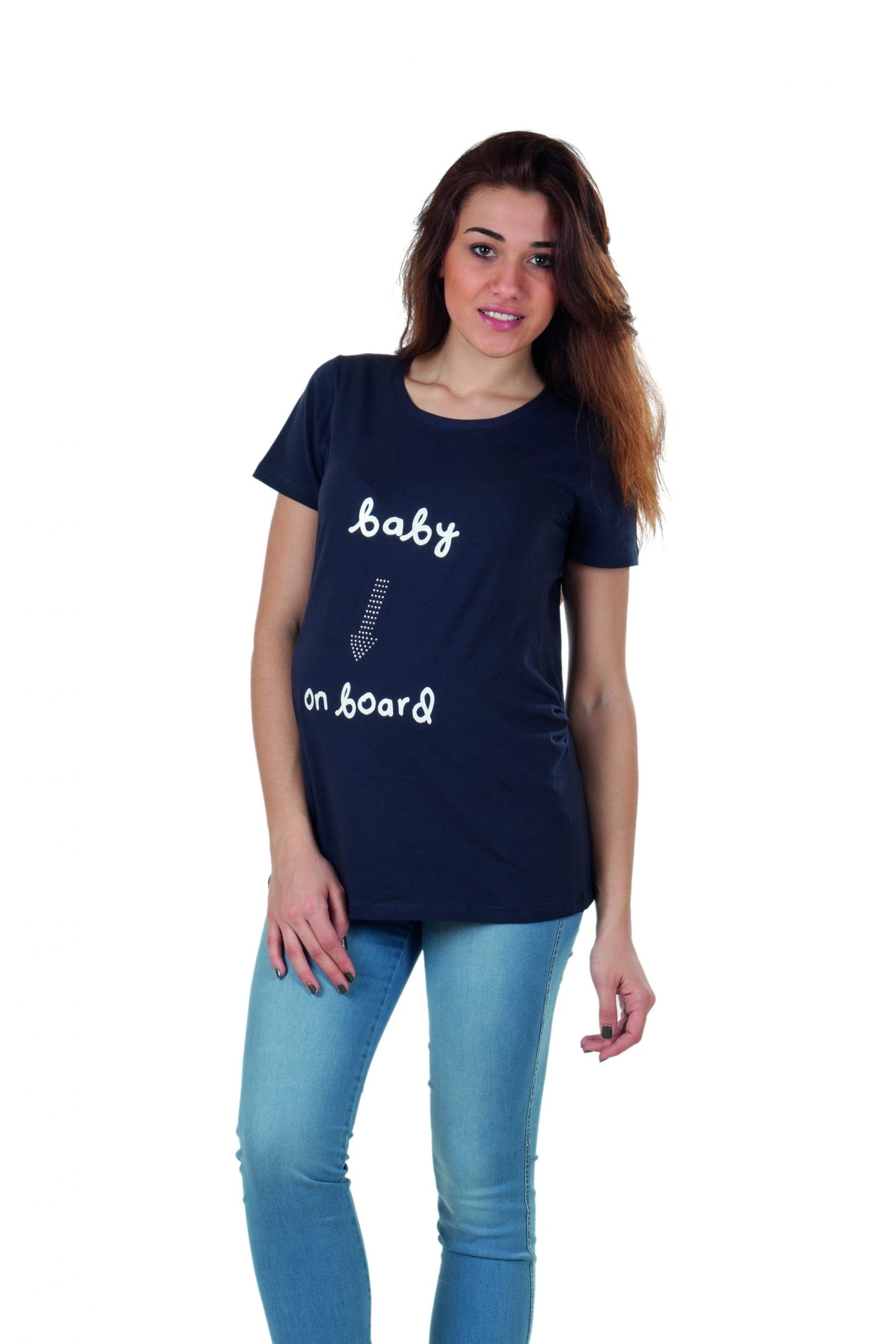 Maxi t-shirt premaman mezza manica