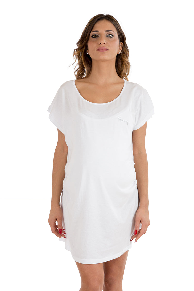 Maxi T-Shirt per il parto mezza manica