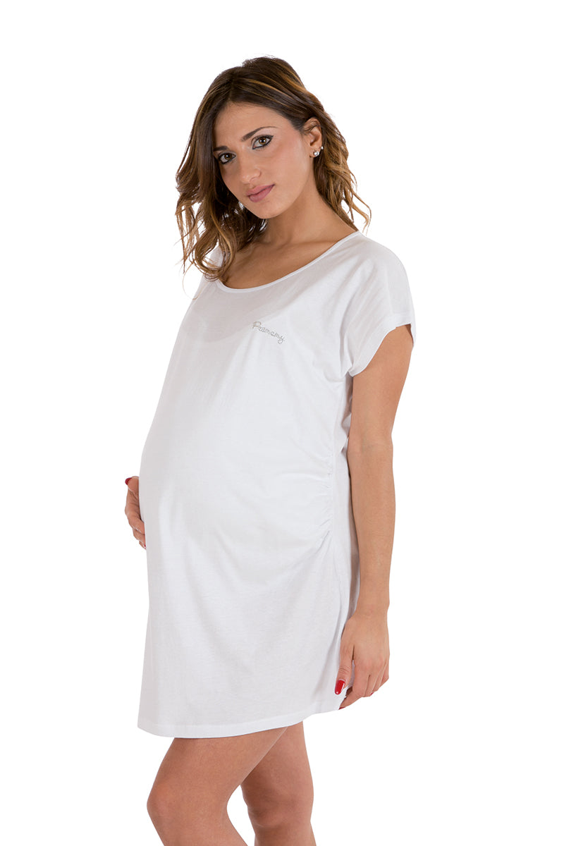 Maxi T-Shirt per il parto mezza manica