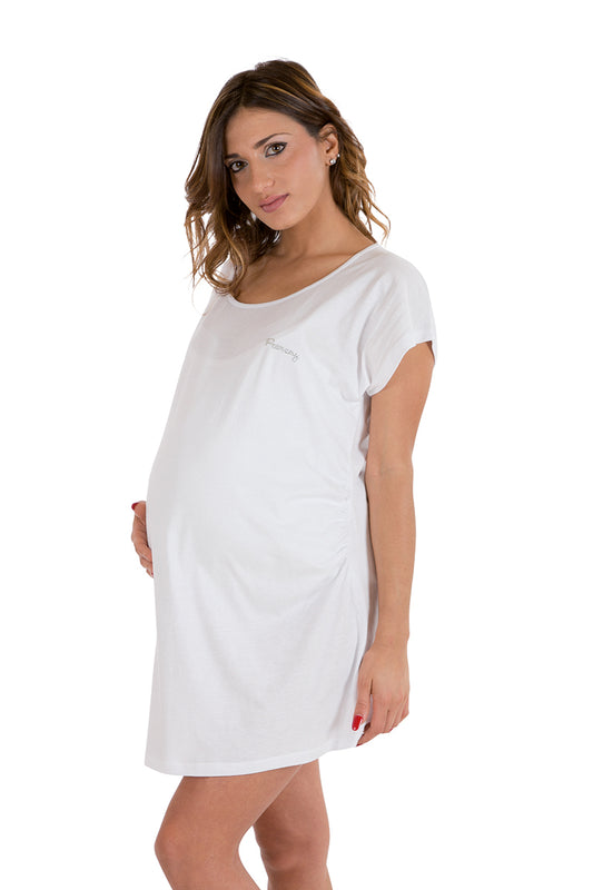 Maxi T-Shirt per il parto mezza manica