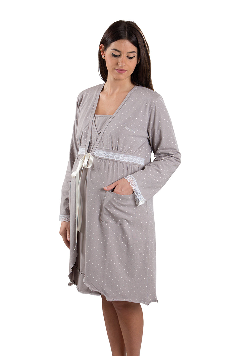 Vestaglia da notte manica lunga