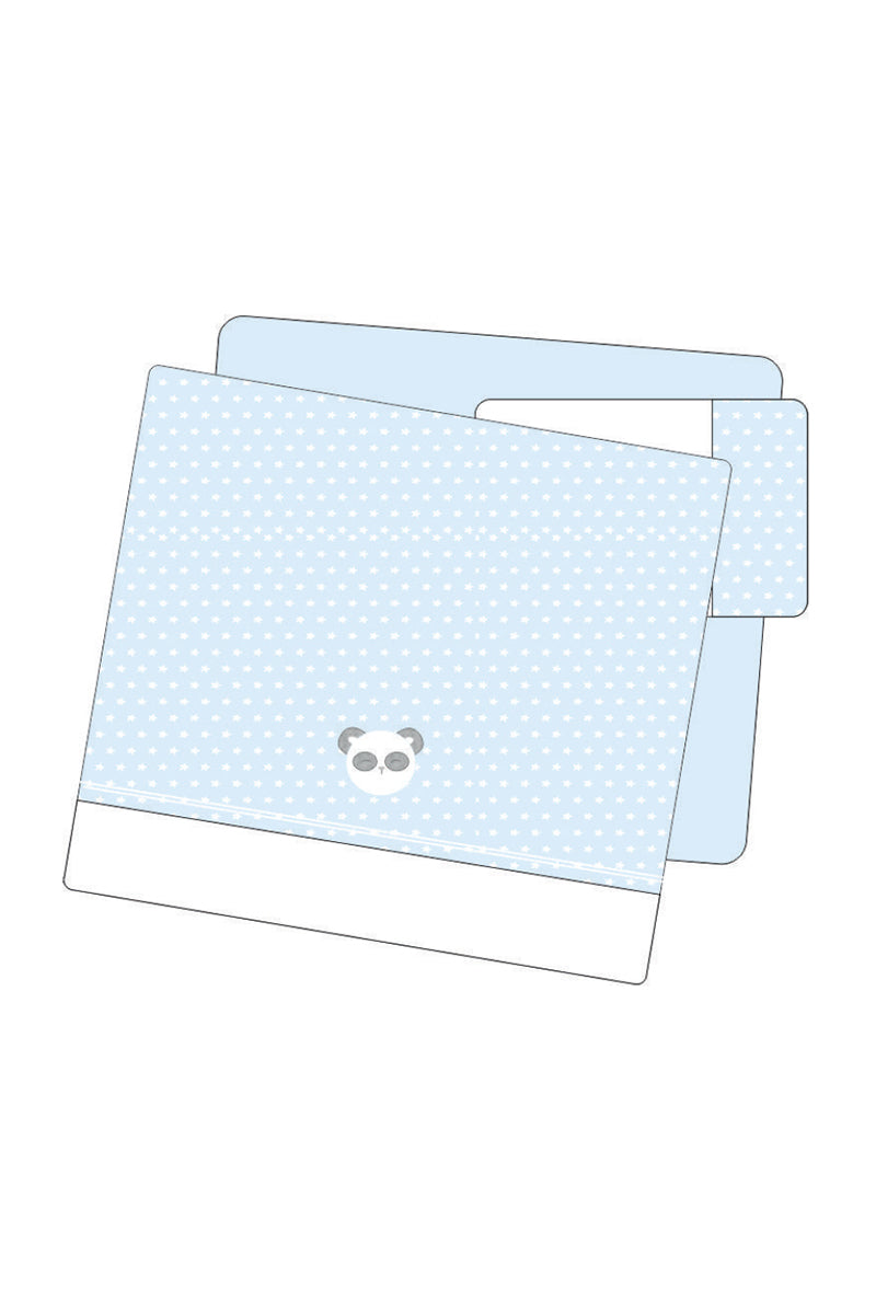 Set lenzuola 3 pezzi per carrozzina e culletta