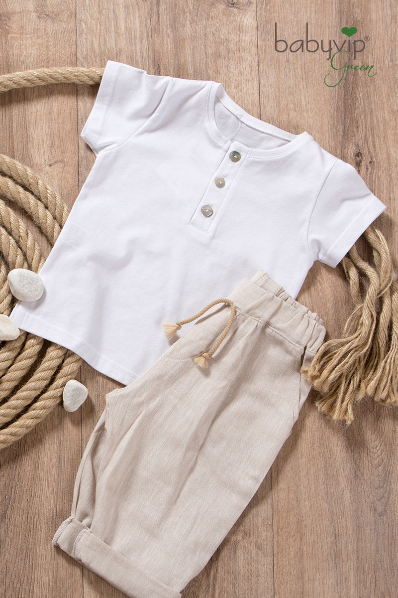 T-shirt mezza manica in cotone