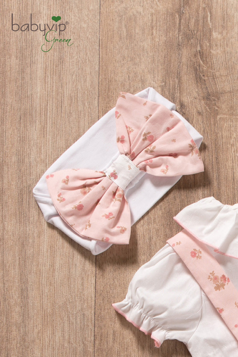 Fascia per capelli neonata in cotone elasticizzato