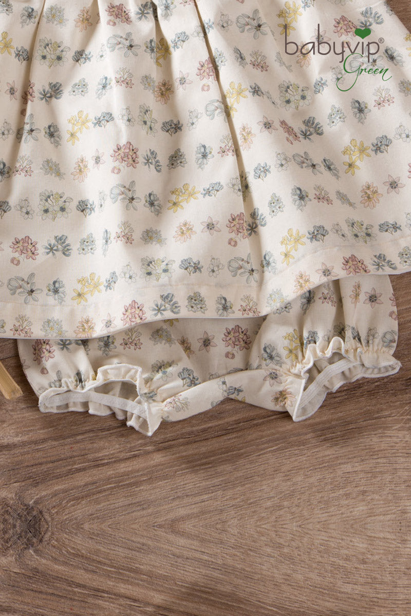 Mutandina smerlata in tela di cotone organico