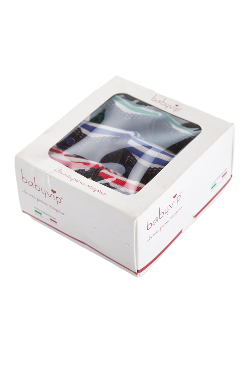 Set 6 calzini neonato a forma di scarpetta