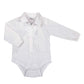 Body neonata manica lunga modello camicia