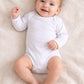 2 Body manica lunga scollo americano in cotone