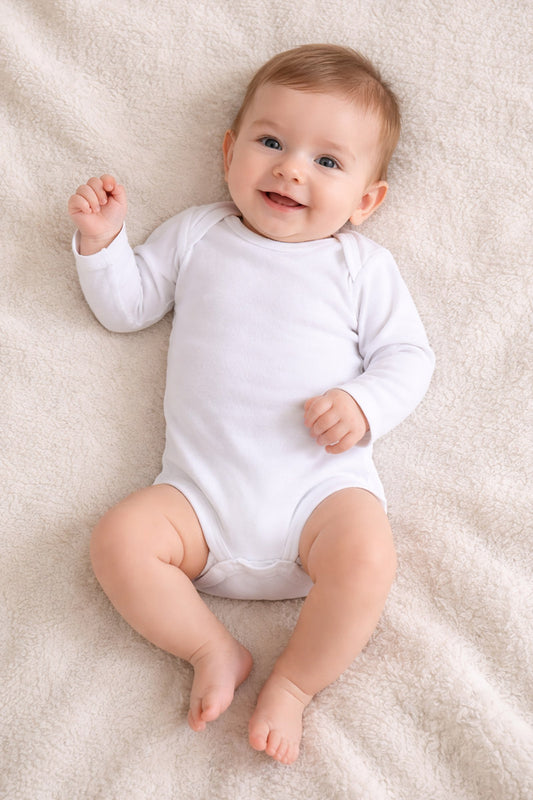 2 Body manica lunga scollo americano in cotone
