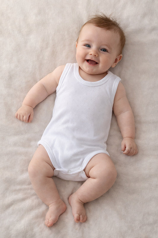 Body spalla larga in cotone Filo di scozia