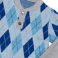 Pigiama bimbo in punto milano fantasia rombi (argyle)