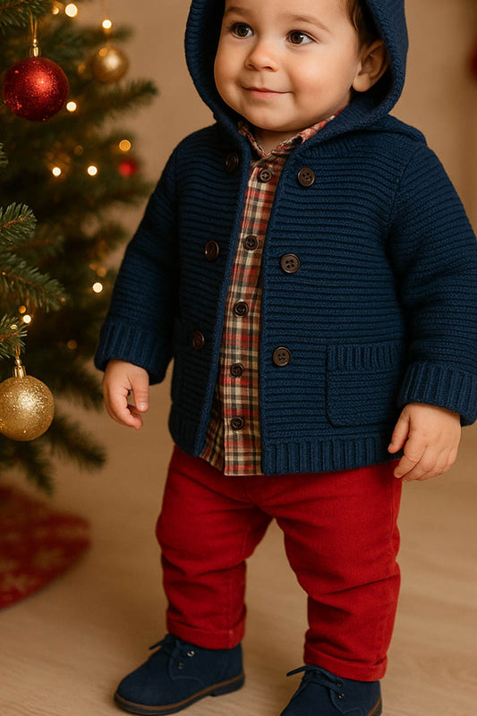 Pantalone in vellutino millerighe con risvolti sul fondo