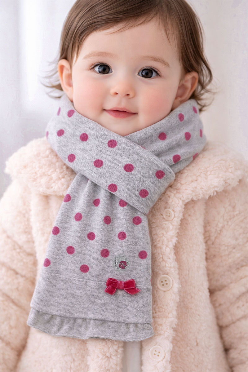 Sciarpa in ciniglia con Fiocchettino e strass