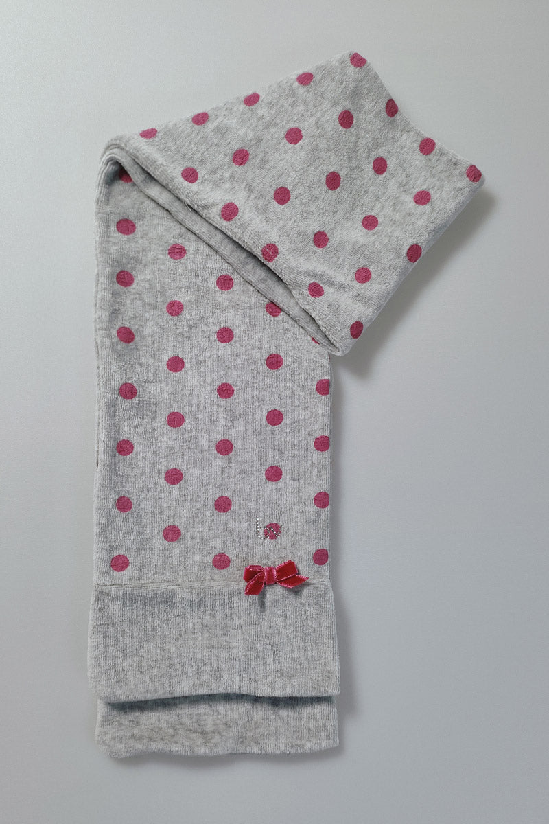 Sciarpa in ciniglia con Fiocchettino e strass