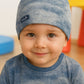 Cappellino in cotone elasticizzato con etichetta Babyvip