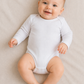 2 Body manica lunga scollo americano in cotone caldo