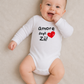 Body manica lunga con stampa "Amore degli zii!"