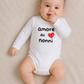 Body manica lunga con stampa "Amore dei nonni"
