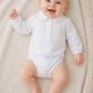 Body neonata manica lunga modello camicia