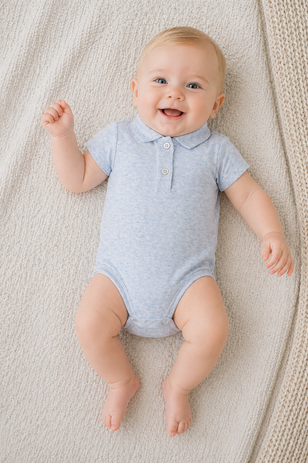Body neonato mezza manica in cotone