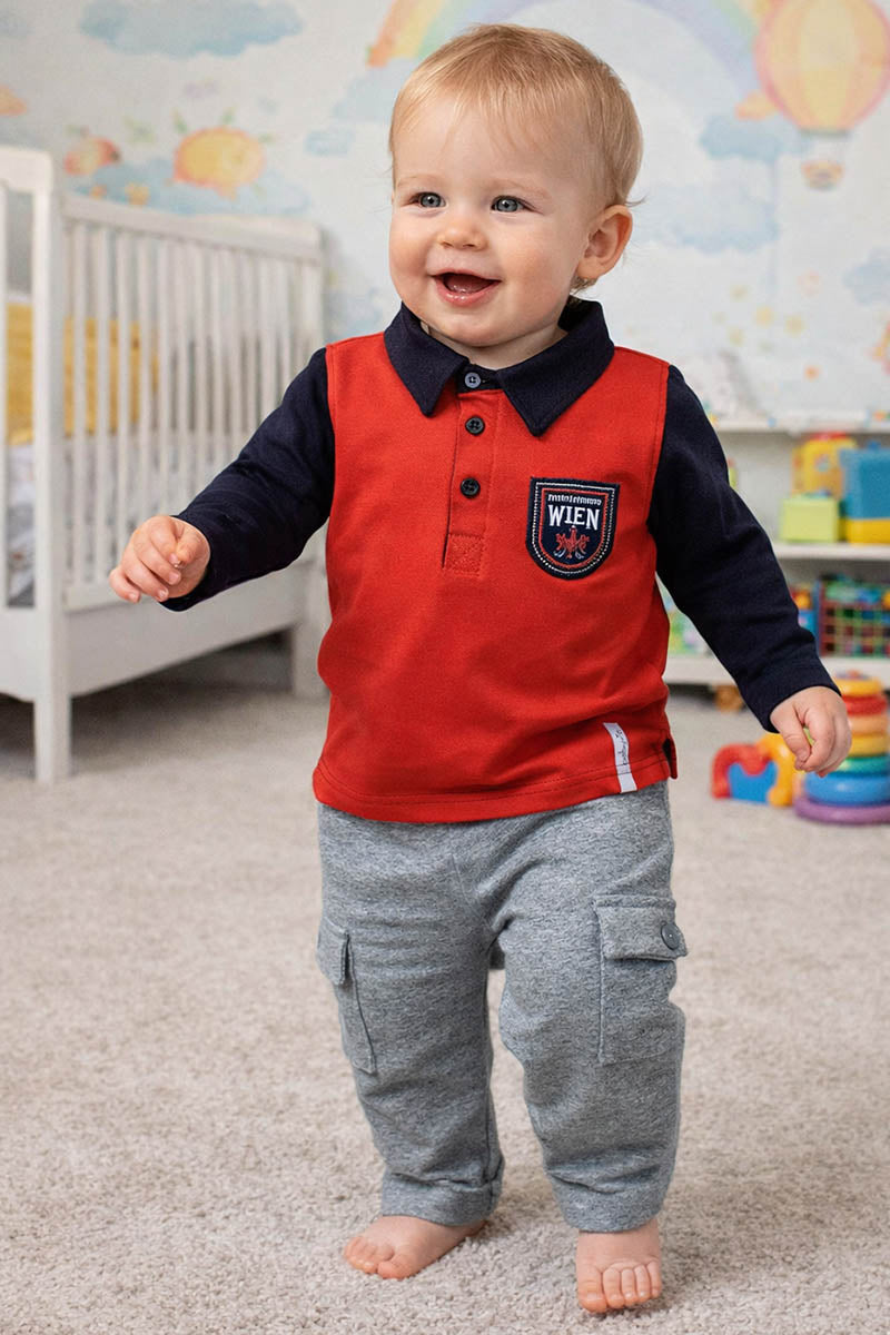 Pantalone in felpa con tasconi