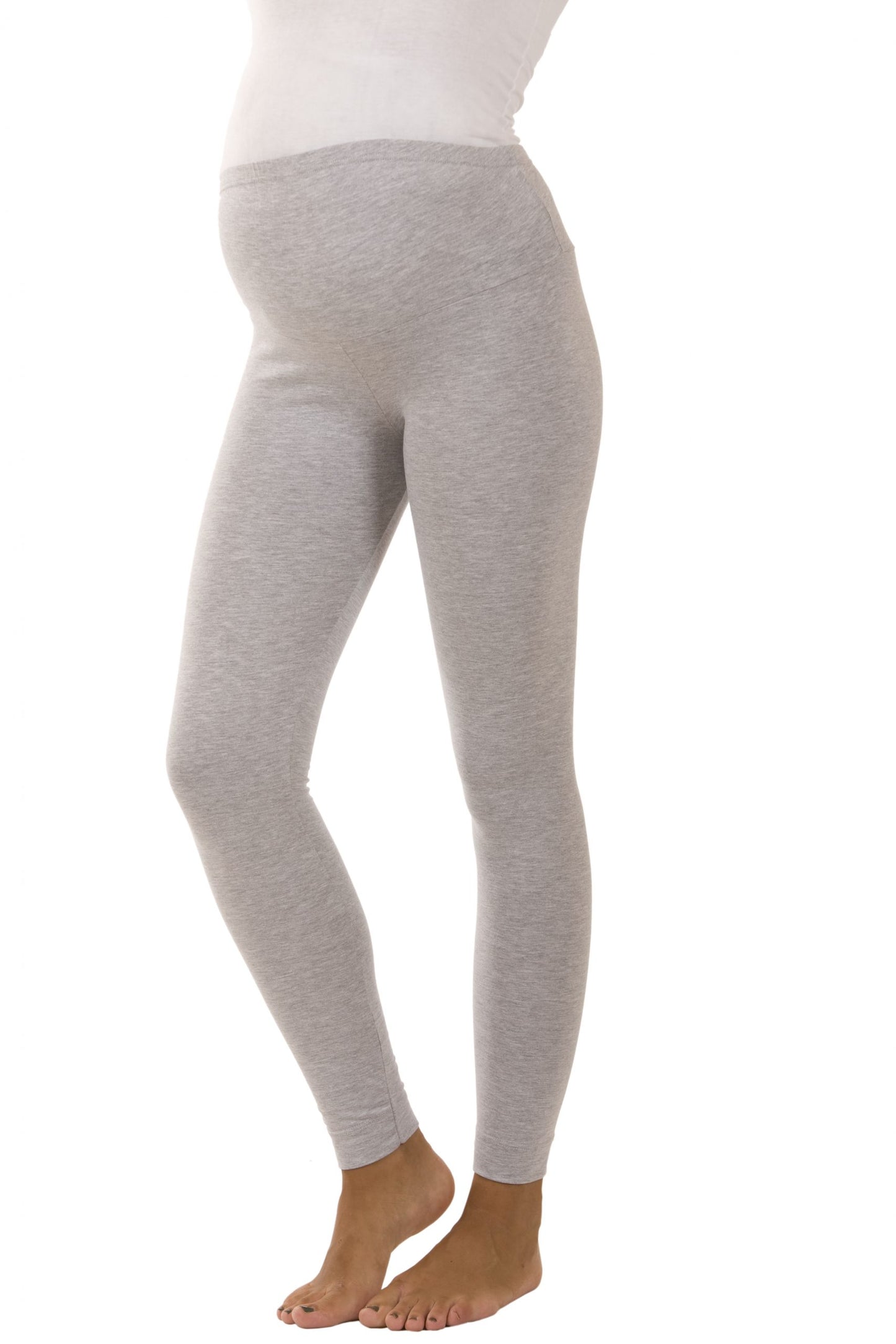 Leggings donna premaman in cotone elasticizzato
