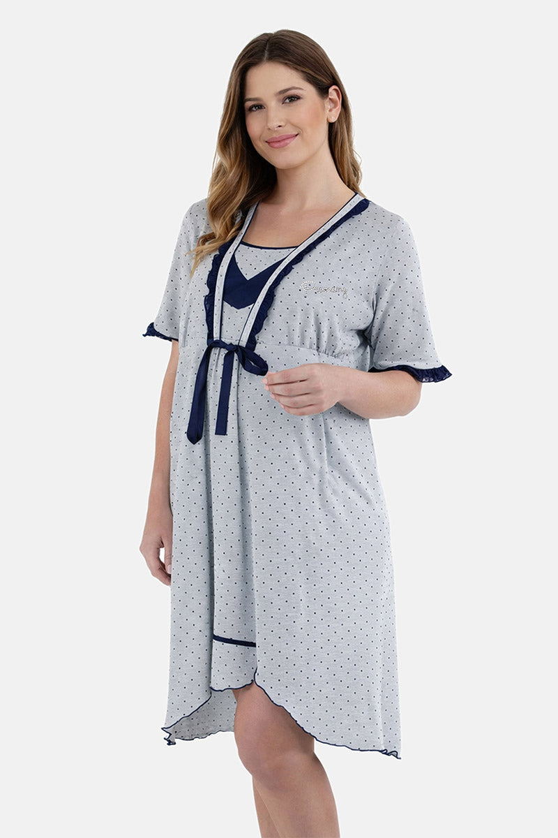 Vestaglia da notte mezza manica