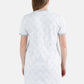 Camicia da notte clinica aperta davanti mezza manica