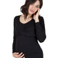 T-Shirt gestante e allattamento manica lunga